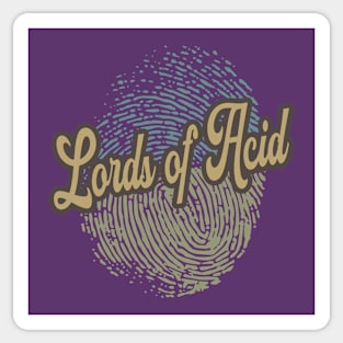 Lords of Acid Fingerprint Sticker